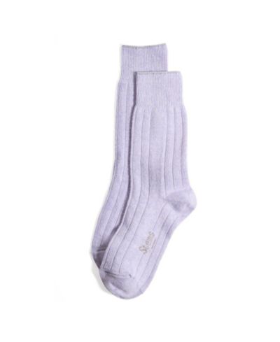 Stems Women's Lux Italian Wool Cashmere Crew Socks Gift Box
