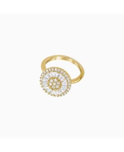 Кольцо Elise от Bearfruit Jewelry с кристаллами, 14k Gold Plated