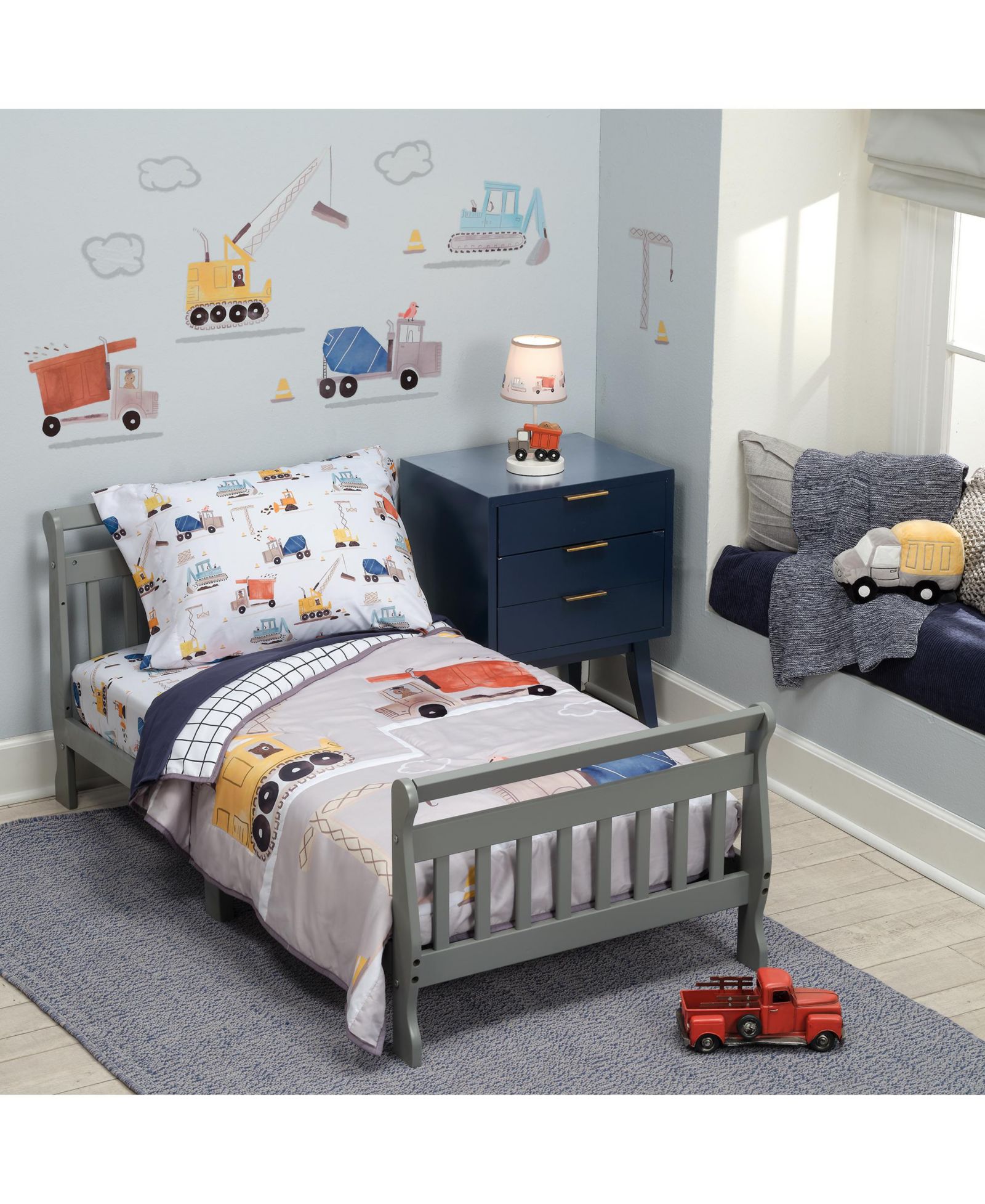 Bedtime Originals комплект постельного белья для малышей Construction Zone, 4 предмета