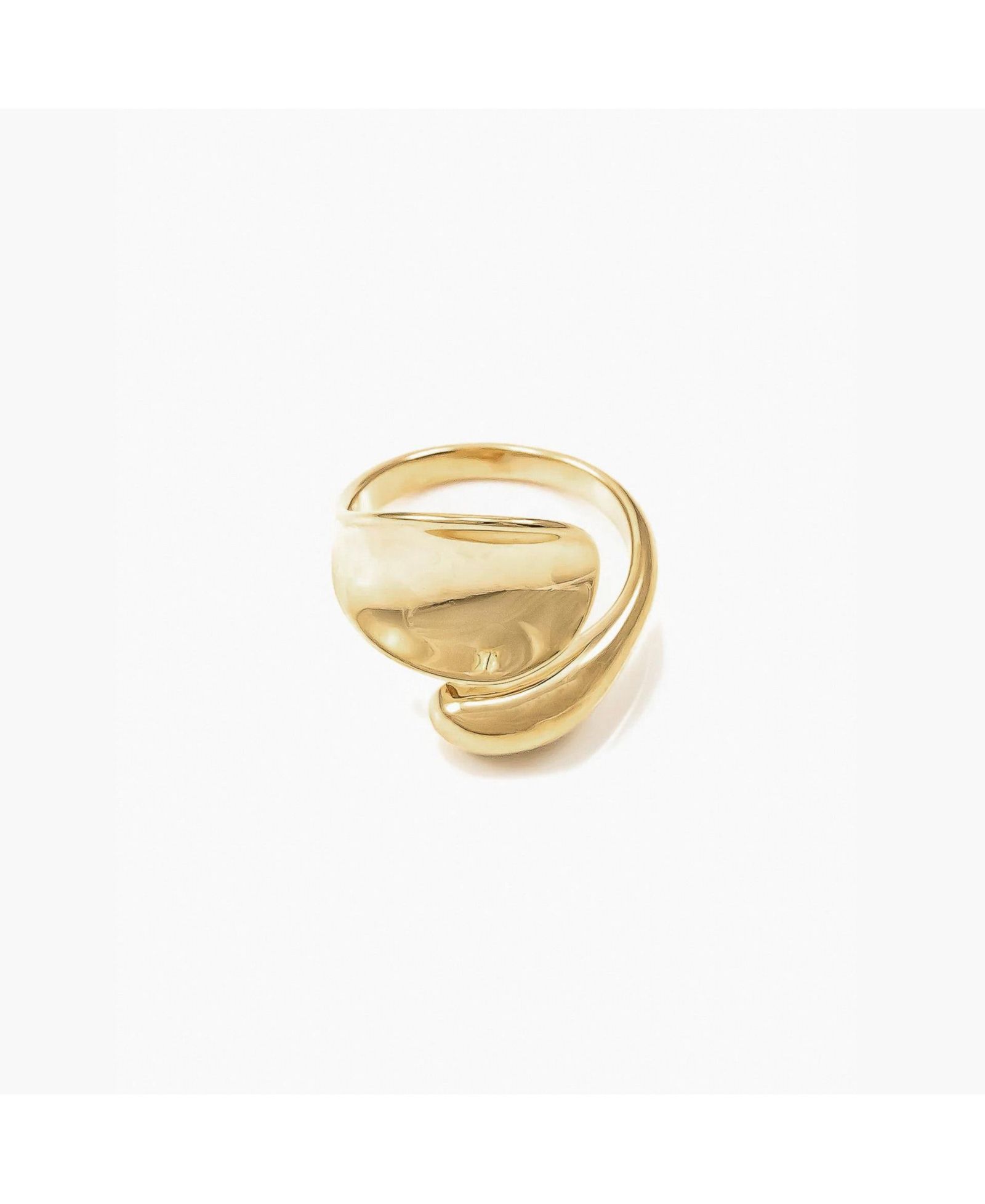 14k Gold Plated Shirley Ring Effortless Bold Trendy Design
