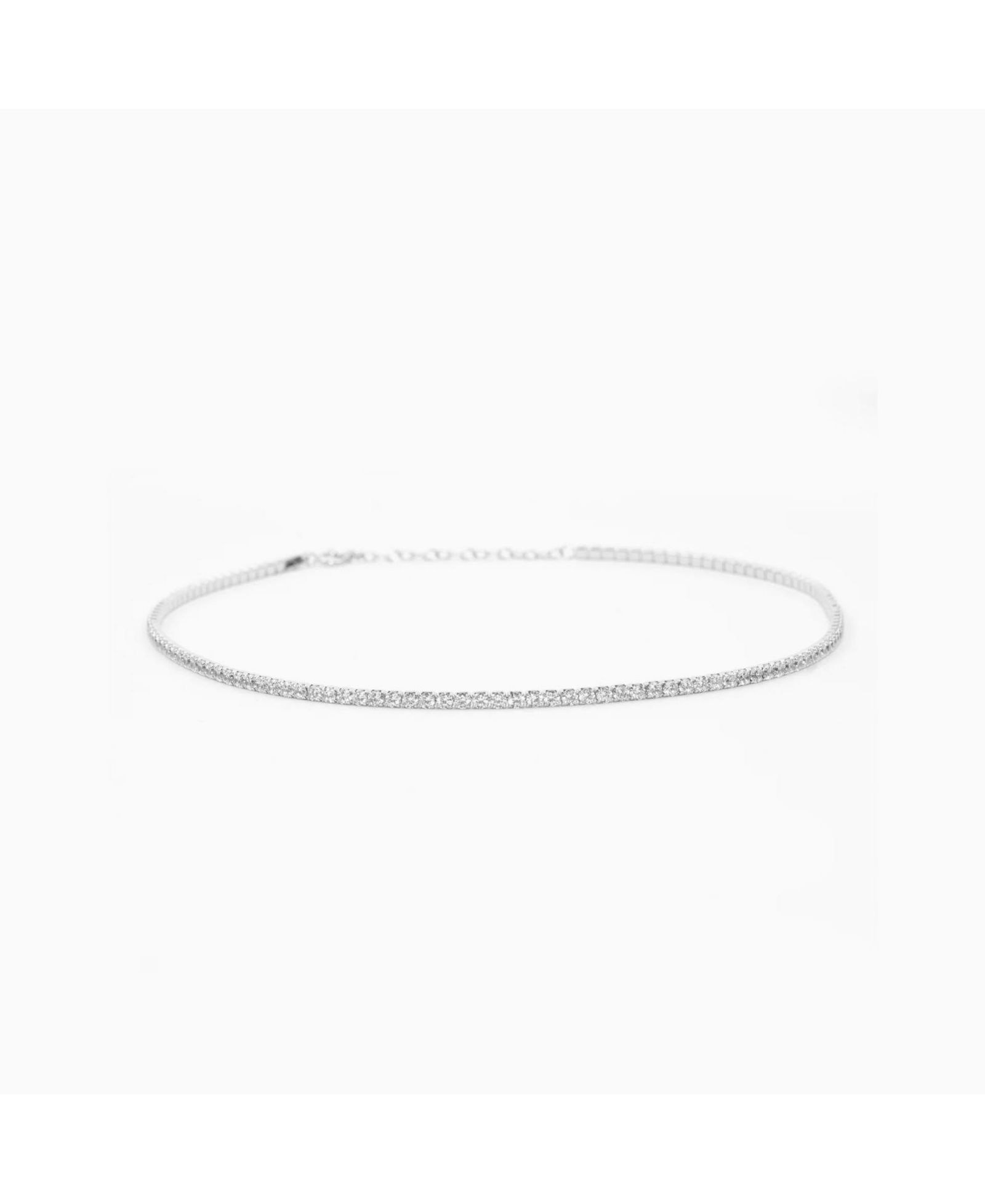 Золотое ожерелье Cherie Tennis, покрытие 18k Gold, серебро