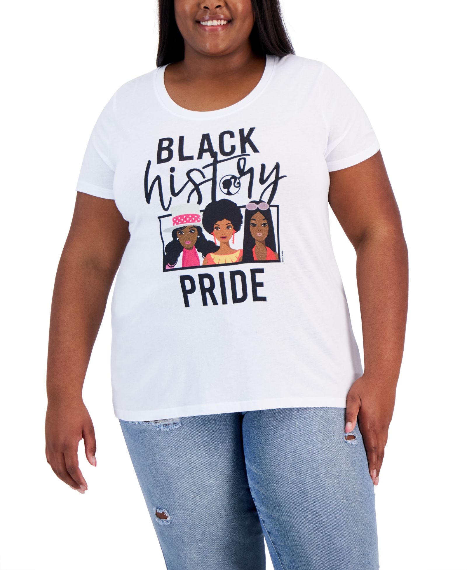 Футболка Hybrid Apparel Plus Size Black History Pride Barbie Graphic