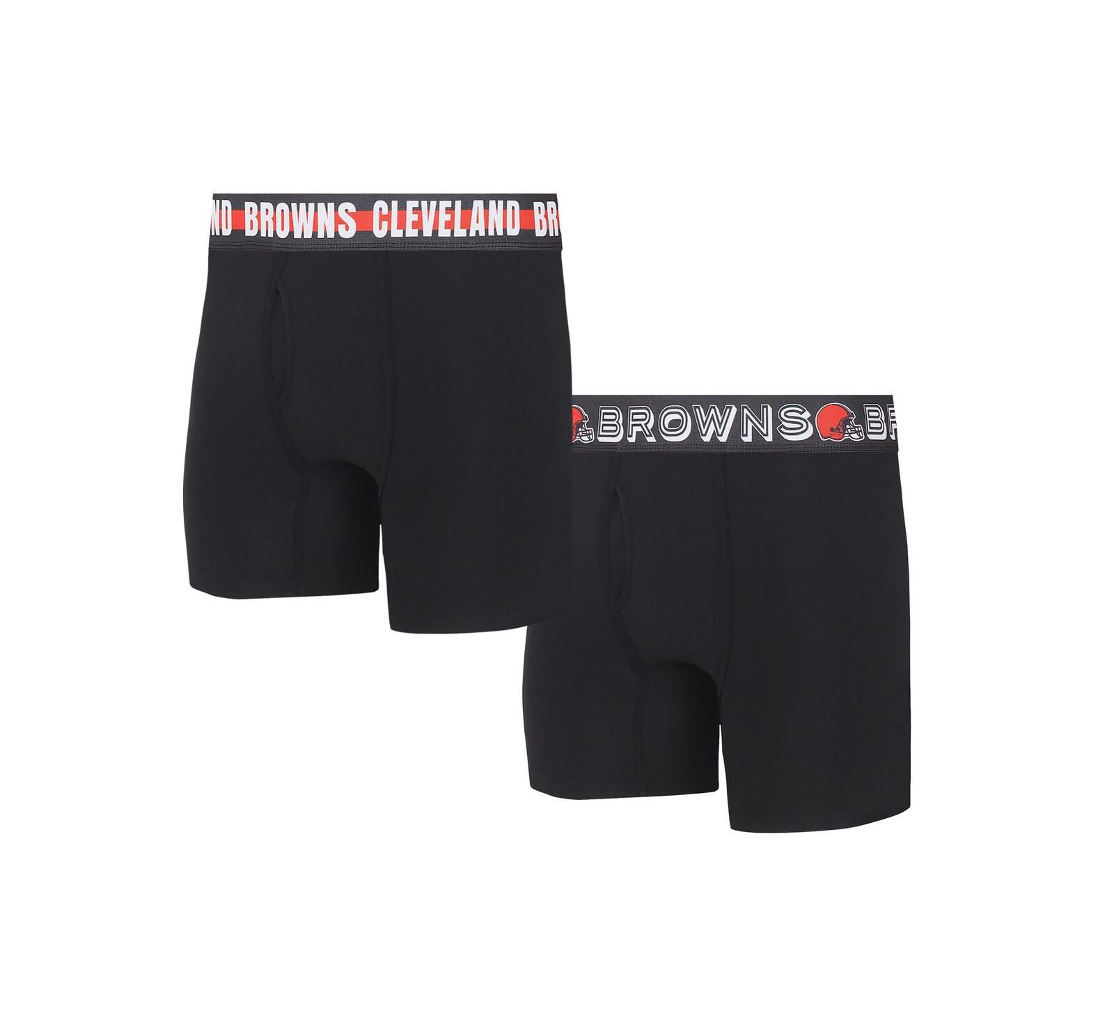 Мужские боксеры Concepts Sport Cleveland Browns Gauge Knit, 2 шт.