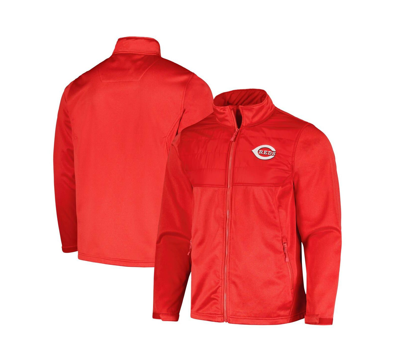 Men's Dunbrooke Heather Red Cincinnati Reds Explorer Full-Zip Jacket