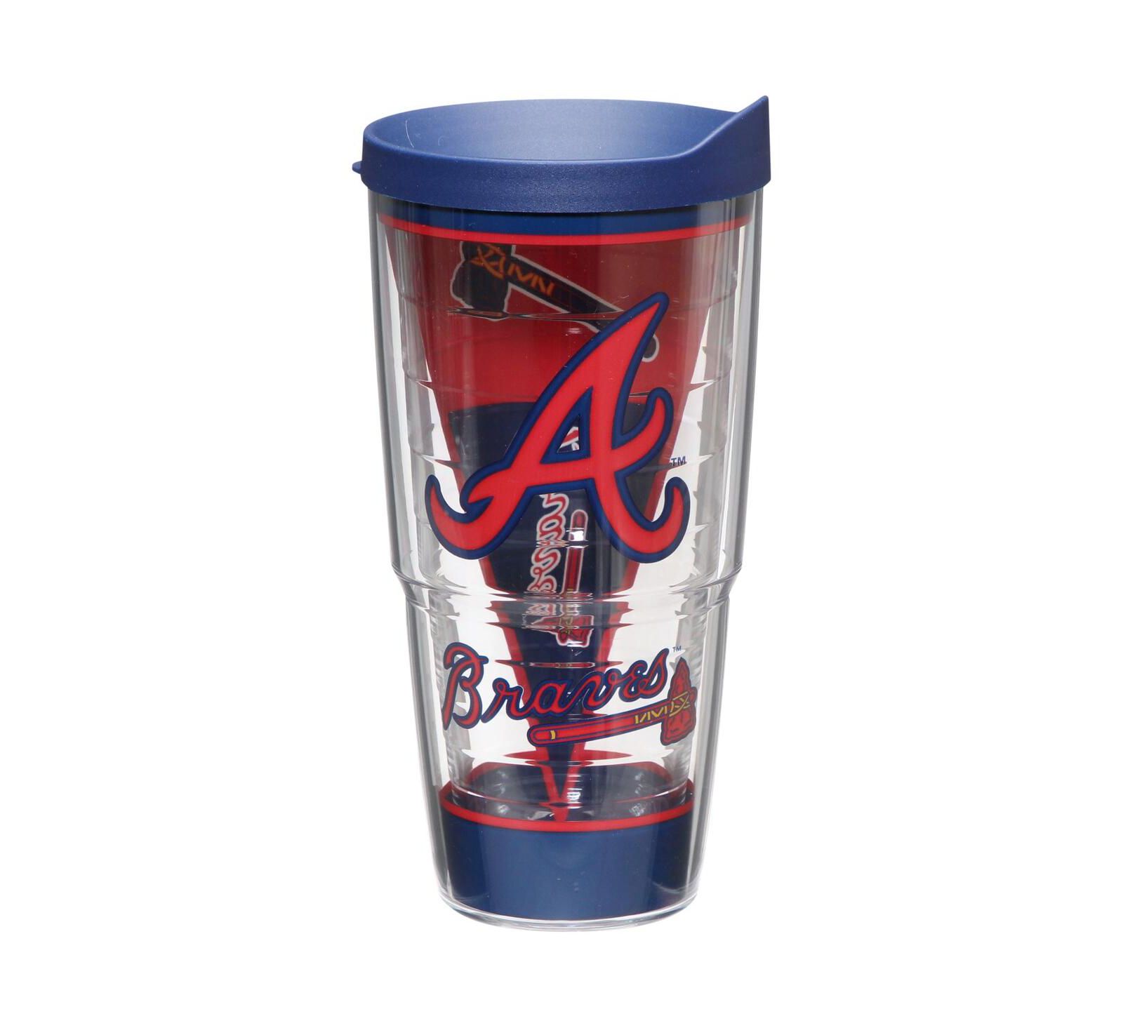 Акриловый стакан Tervis Tumbler Atlanta Braves 24 Oz Batter Up