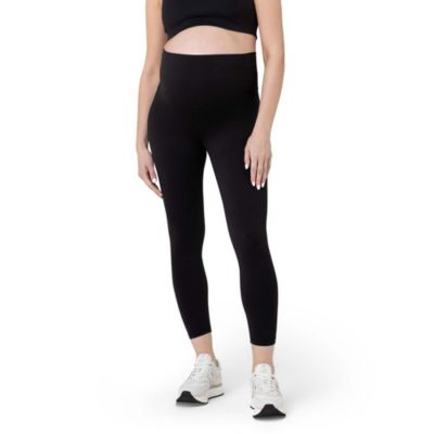 Ripe Maternity Maternity Ripe Tempo Active Crop Legging Black