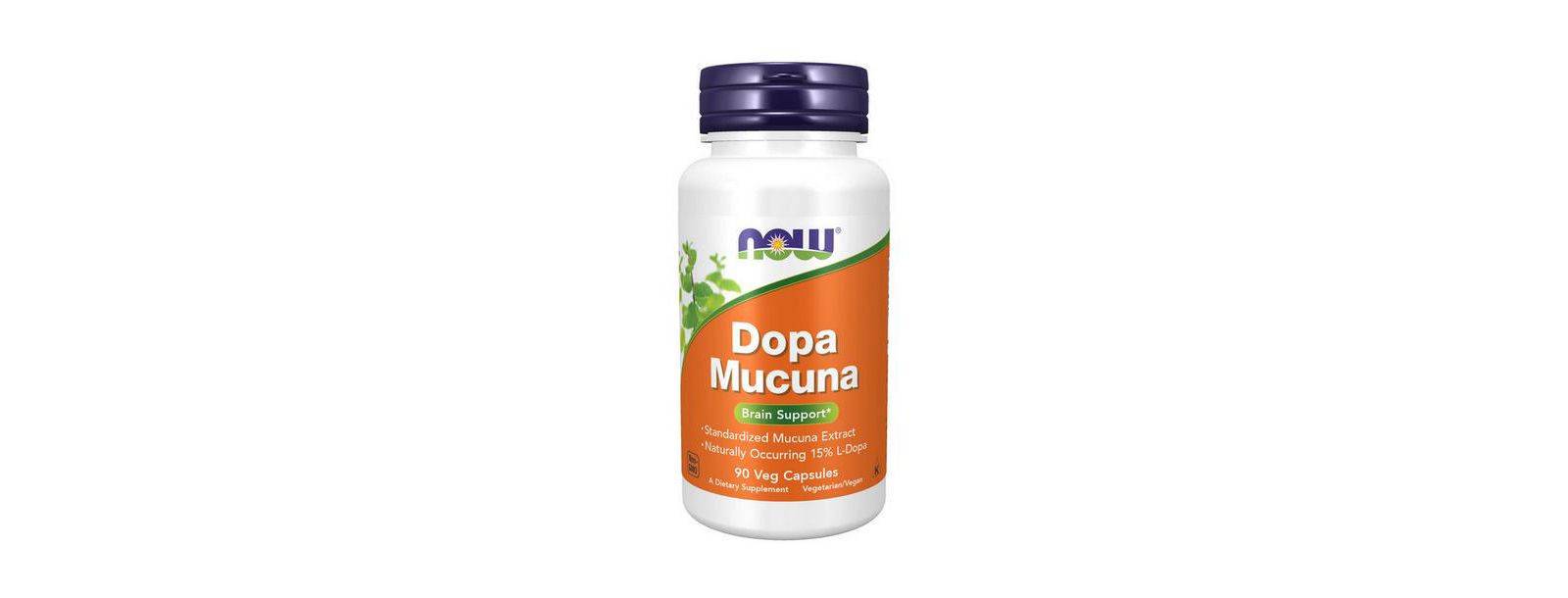 Now Foods Dopa Mucuna, 90 вегетарианских капсул