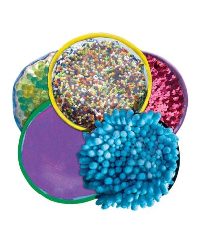 Primary Concepts Sensory Playtivity Textured 5-Piece Sensory Discs, Ages 3+