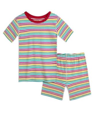Детская пижама Mightly Toddler Girls из 100% органического хлопка, короткий комплект, 2 предмета