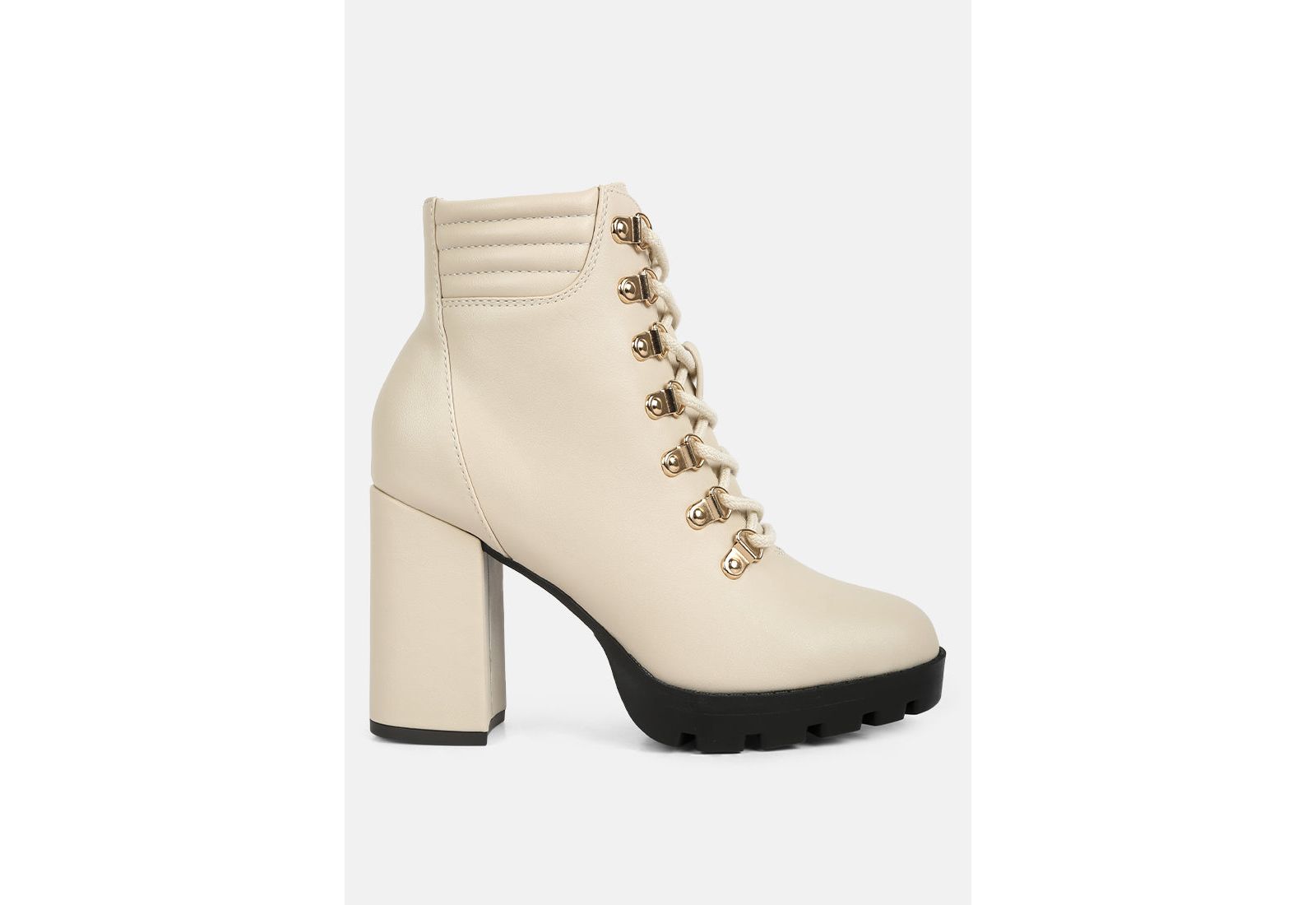 Womens hamiltons lace up block heel boots