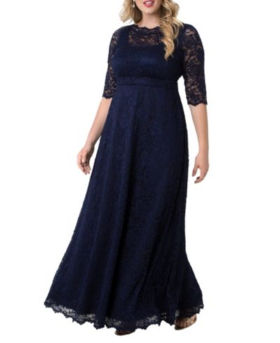 Женское кружевное вечернее платье Plus Size Leona от Kiyonna