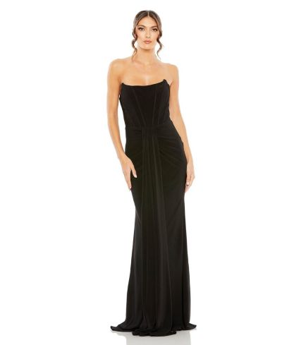 Mac Duggal Женский Ieena Strapless Sweetheart Jersey Gown With Waist Detail