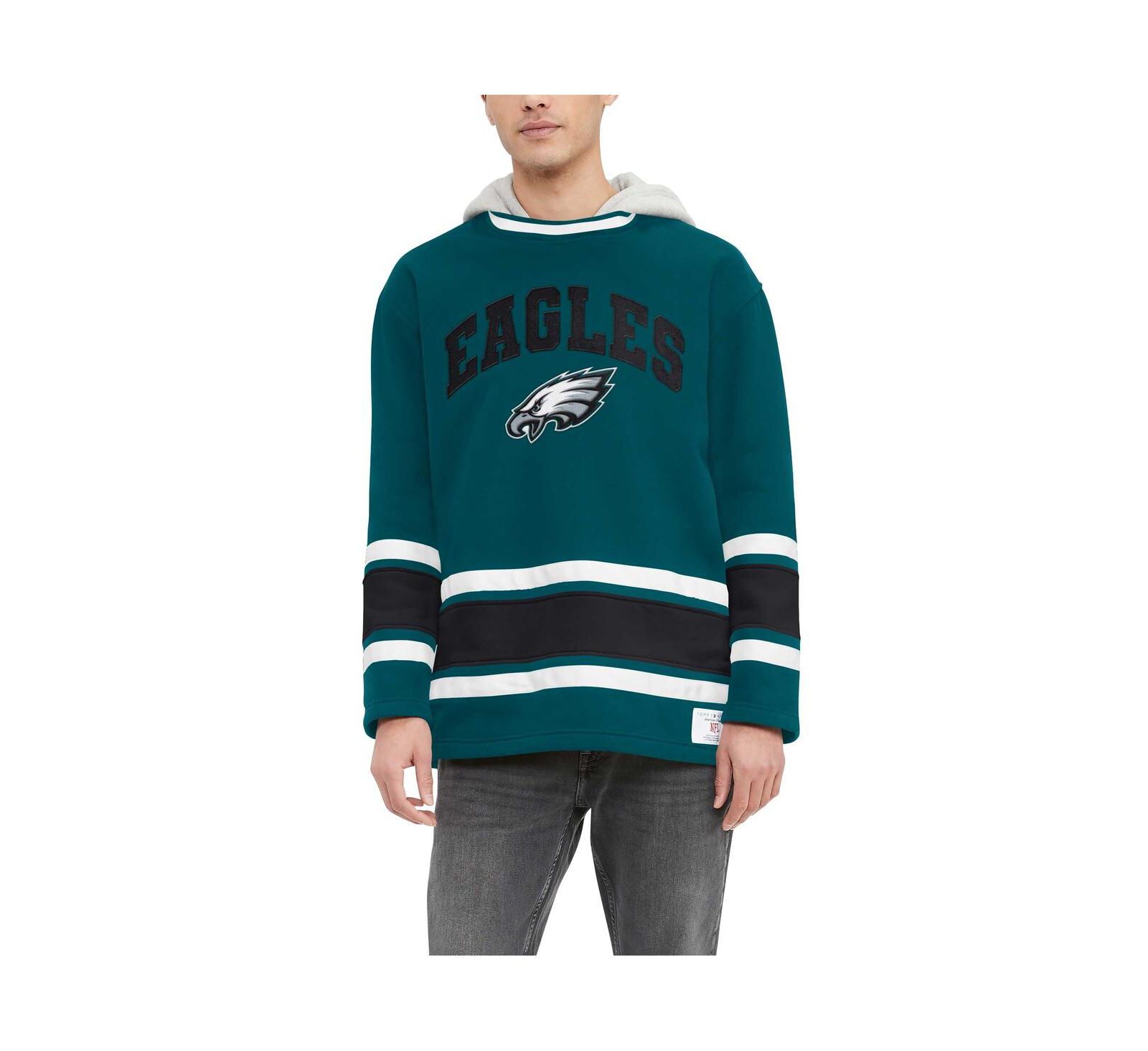 Мужской пуловер-худи Tommy Hilfiger Philadelphia Eagles Ivan Fashion в цвете Midnight Green