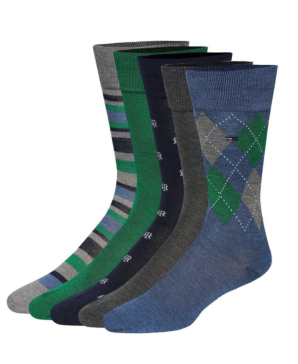 Мужские носки Tommy Hilfiger Crew Length, 5-Pack