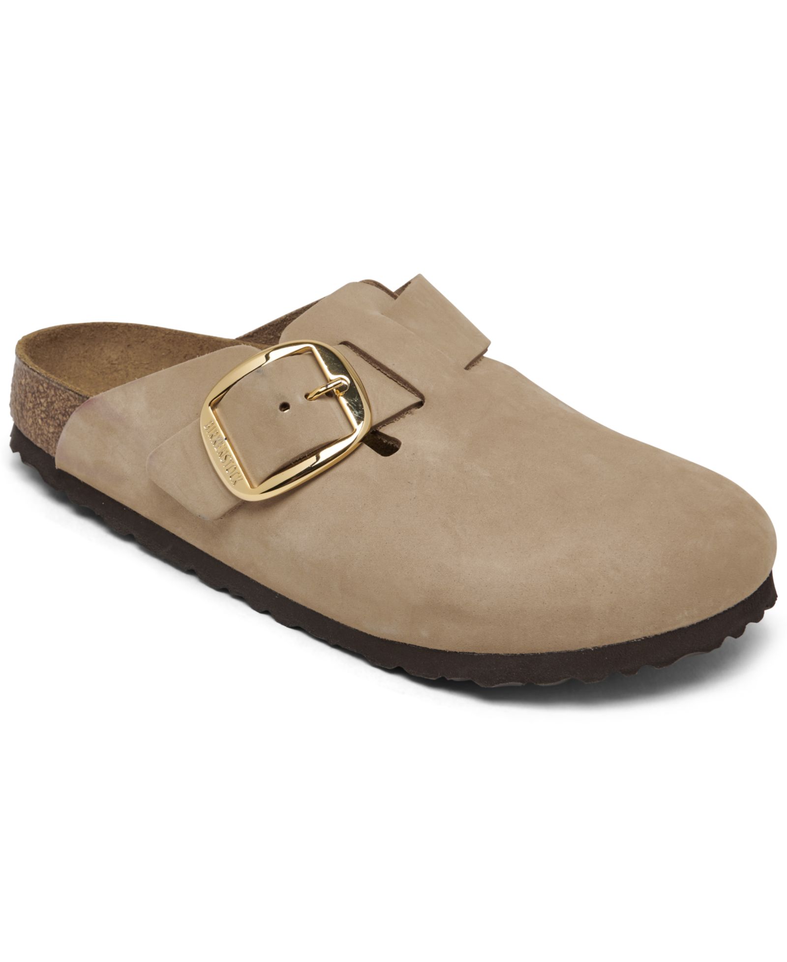 Birkenstock Women's Boston Big Buckle Nubuck Leather Clogs from Finish Line