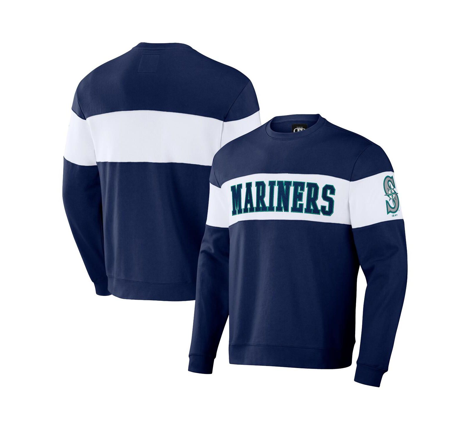 Мужское флисовое худи Darius Rucker Collection by Fanatics Navy Seattle Mariners Stripe