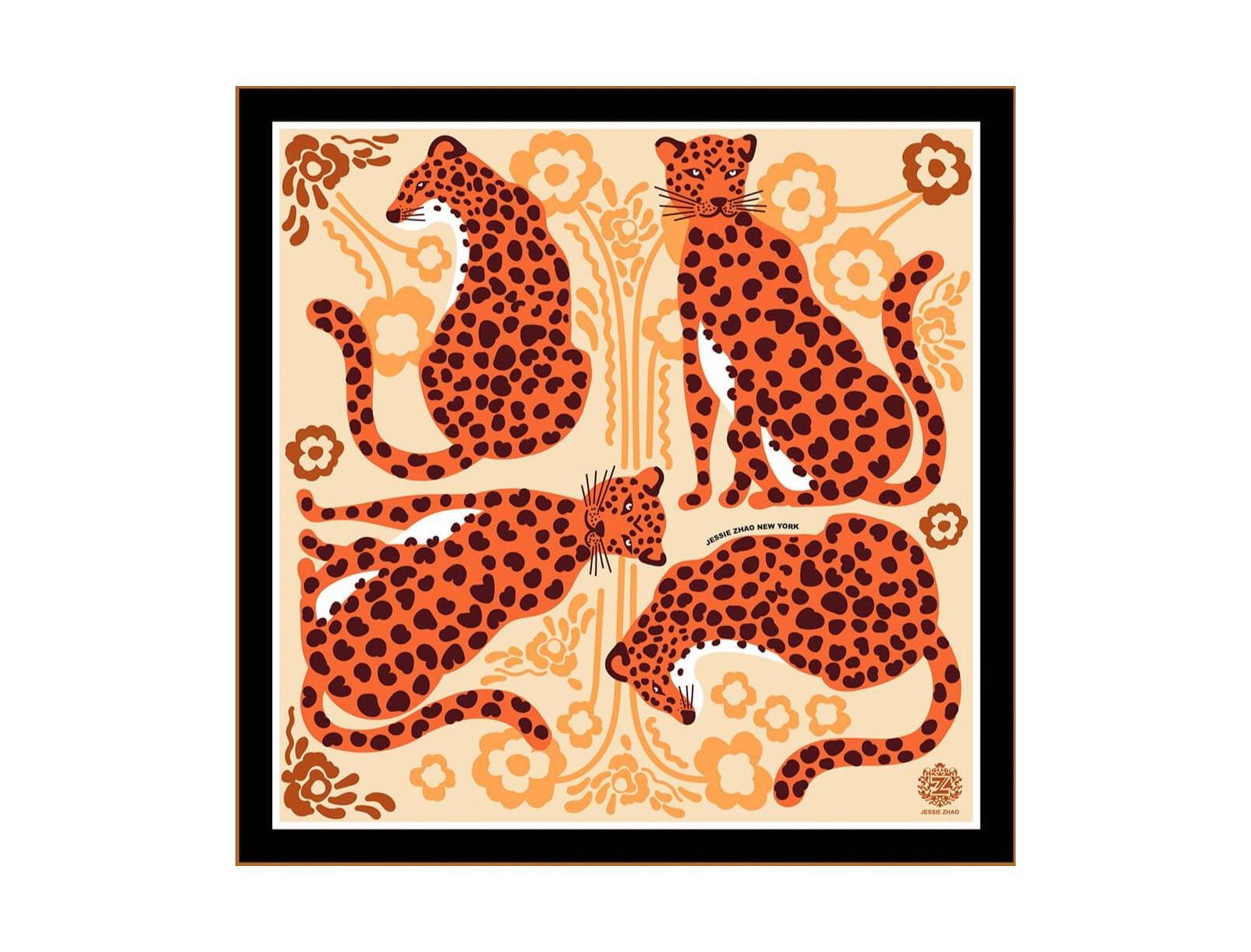 Шелковый платок Jessie Zhao New York SILK BANDANA SCRAF