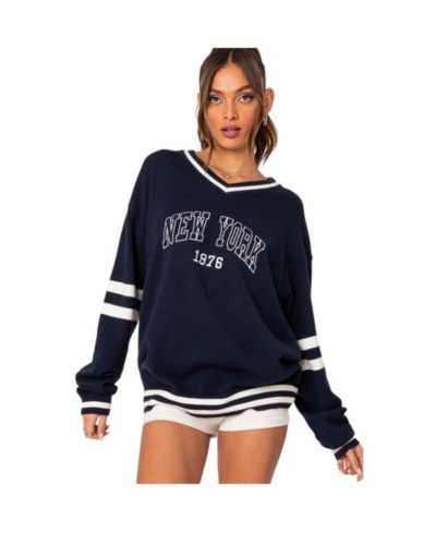 Edikted Women's 90s In New York oversized sweater