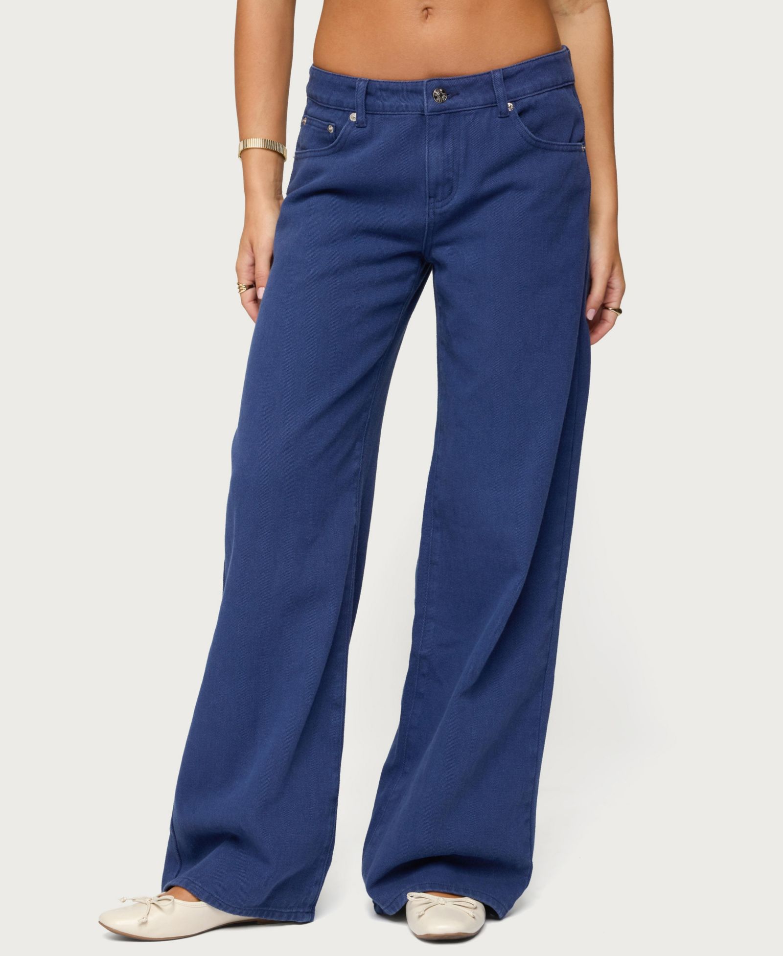 Edikted Women's Daytime Low Rise Baggy Jeans