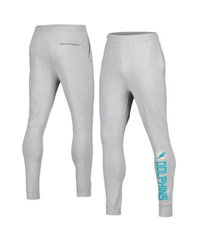 Men's MSX by Michael Strahan Gray Miami Dolphins Lounge Jogger Pants