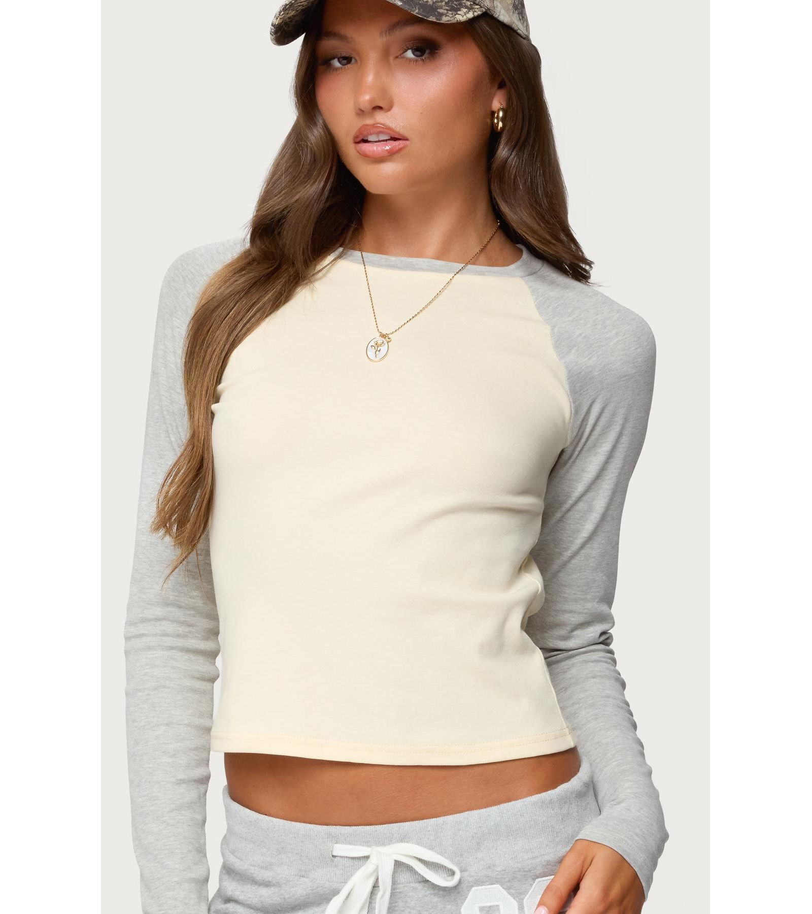 Edikted Women's Raya Long Sleeve T Shirt