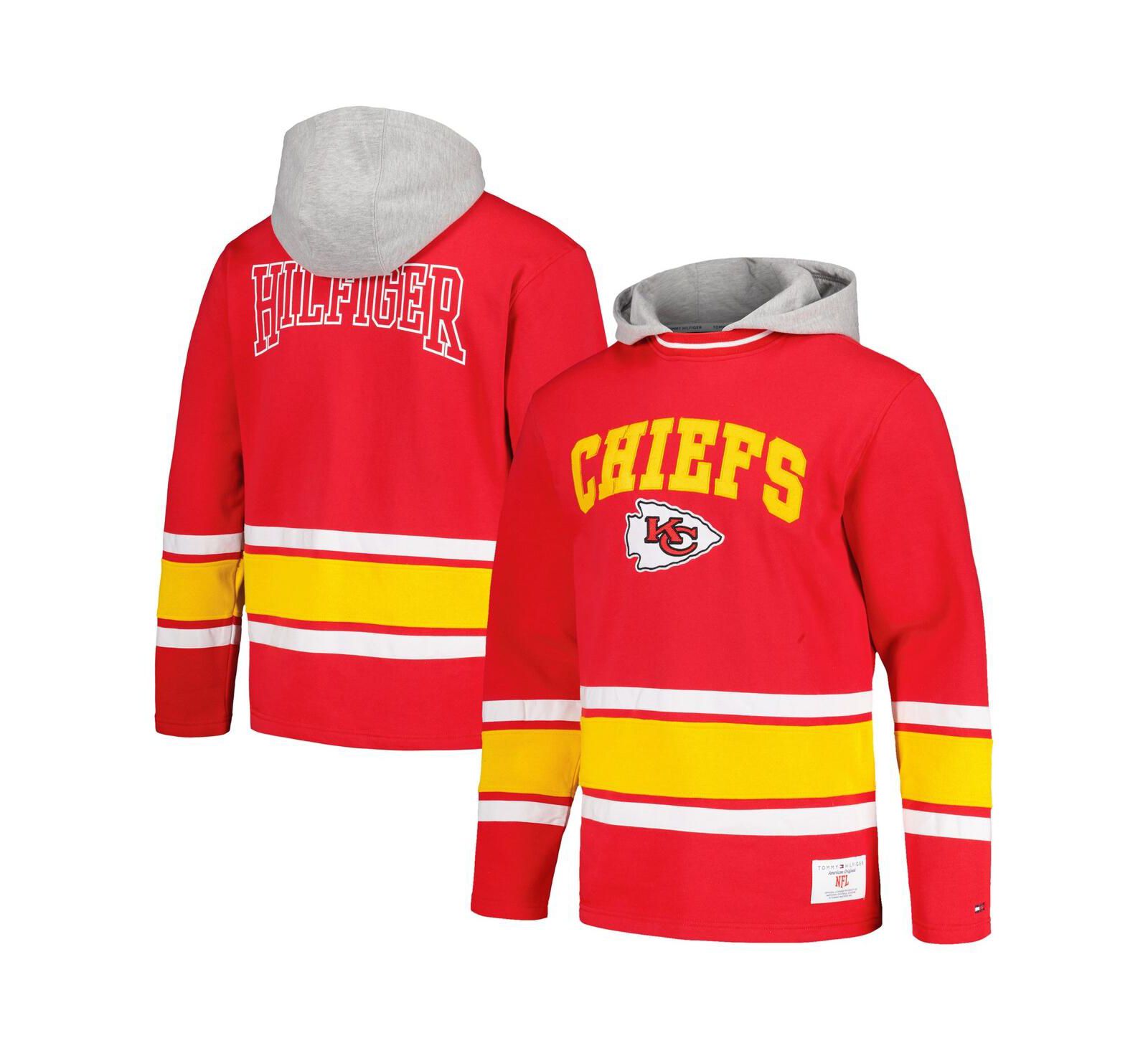 Мужское худи Tommy Hilfiger Red Kansas City Chiefs Ivan Fashion Pullover