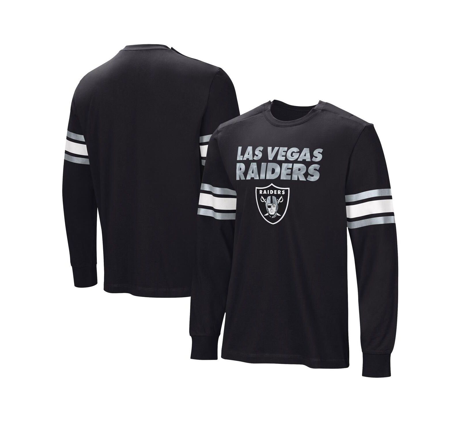 Мужская черная футболка с длинным рукавом NFL Properties Las Vegas Raiders Hands Off
