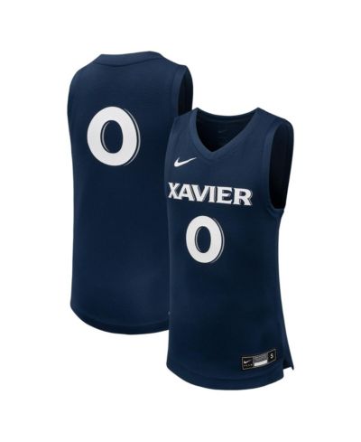 Детская баскетбольная джерси Nike Xavier Muskets Team Replica, темно-синяя