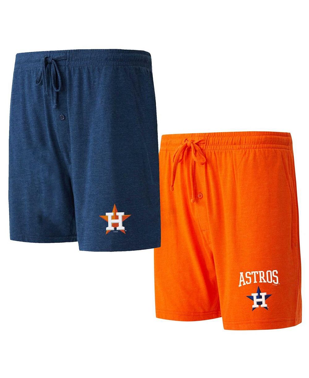Concepts Sport Мужские шорты для сна Houston Astros, набор из 2 шт, цвета Navy и Orange