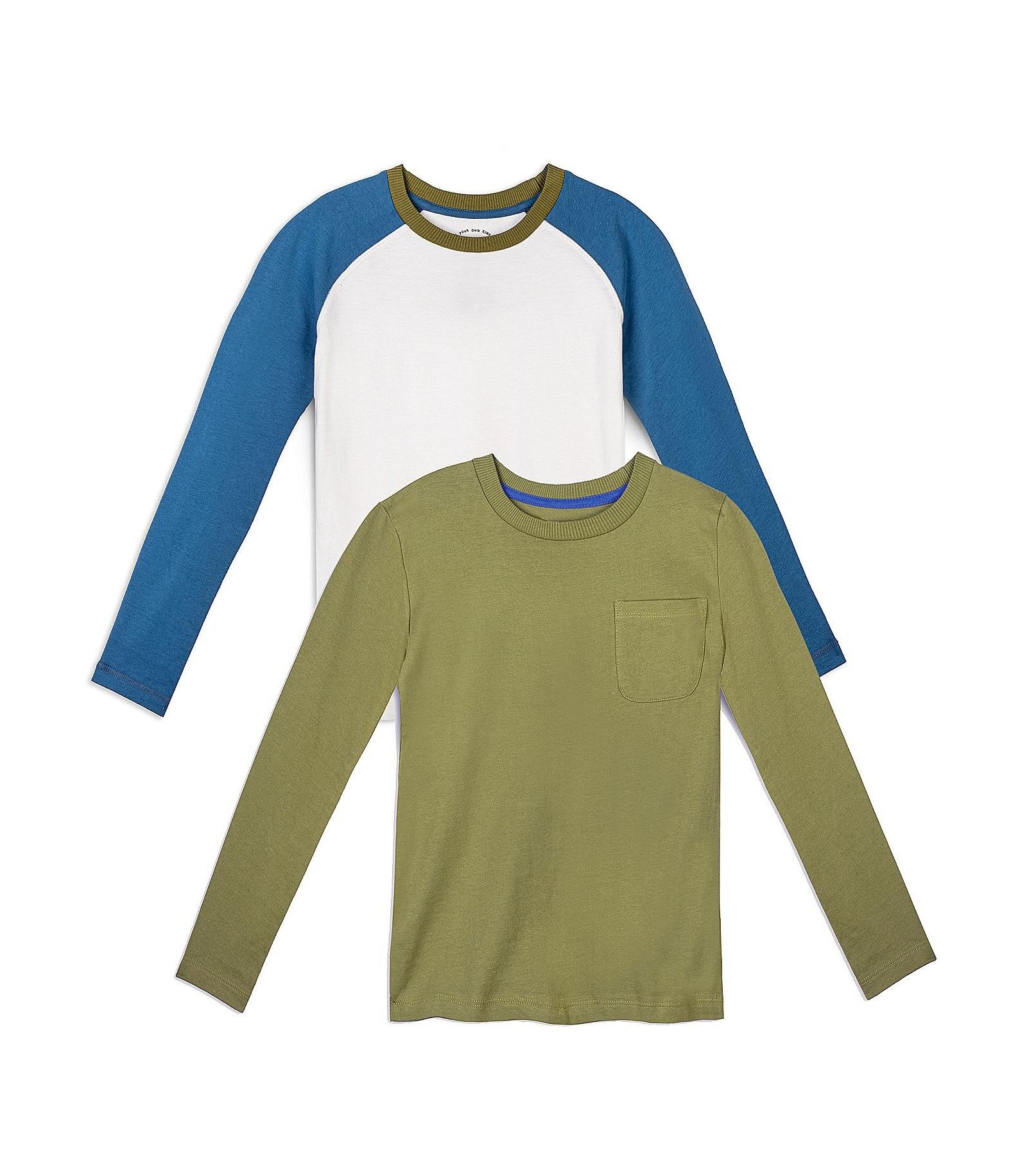 Mightly 2pk Fair Trade Organic Cotton Long Sleeve T-Shirts