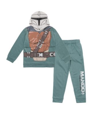 Комплект Star Wars Little Boys 4-20 Darth Vader Boba Fett Fleece Pullover Hoodie и брюки