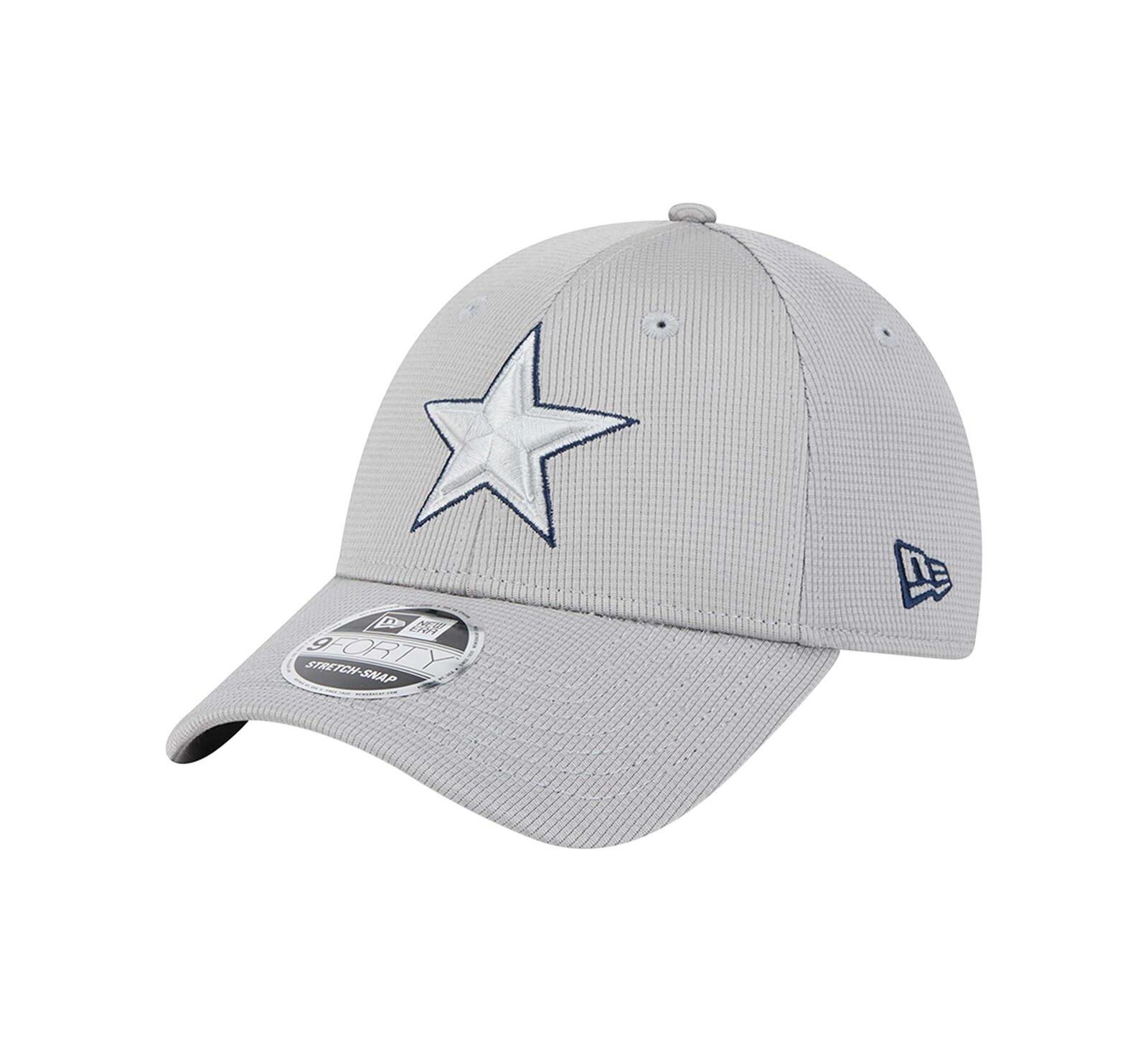 Мужская регулируемая кепка New Era Gray Dallas Cowboys Pivot 9FORTY