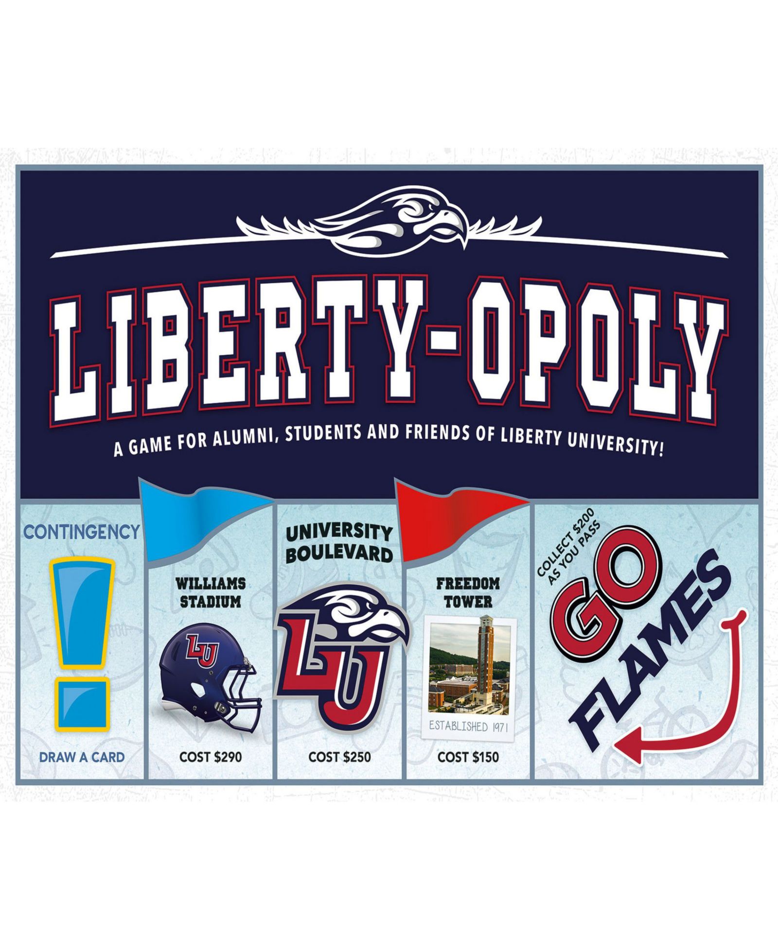 Late For The Sky Liberty-Opoly стратегическая настольная игра для всей семьи, от 8 лет