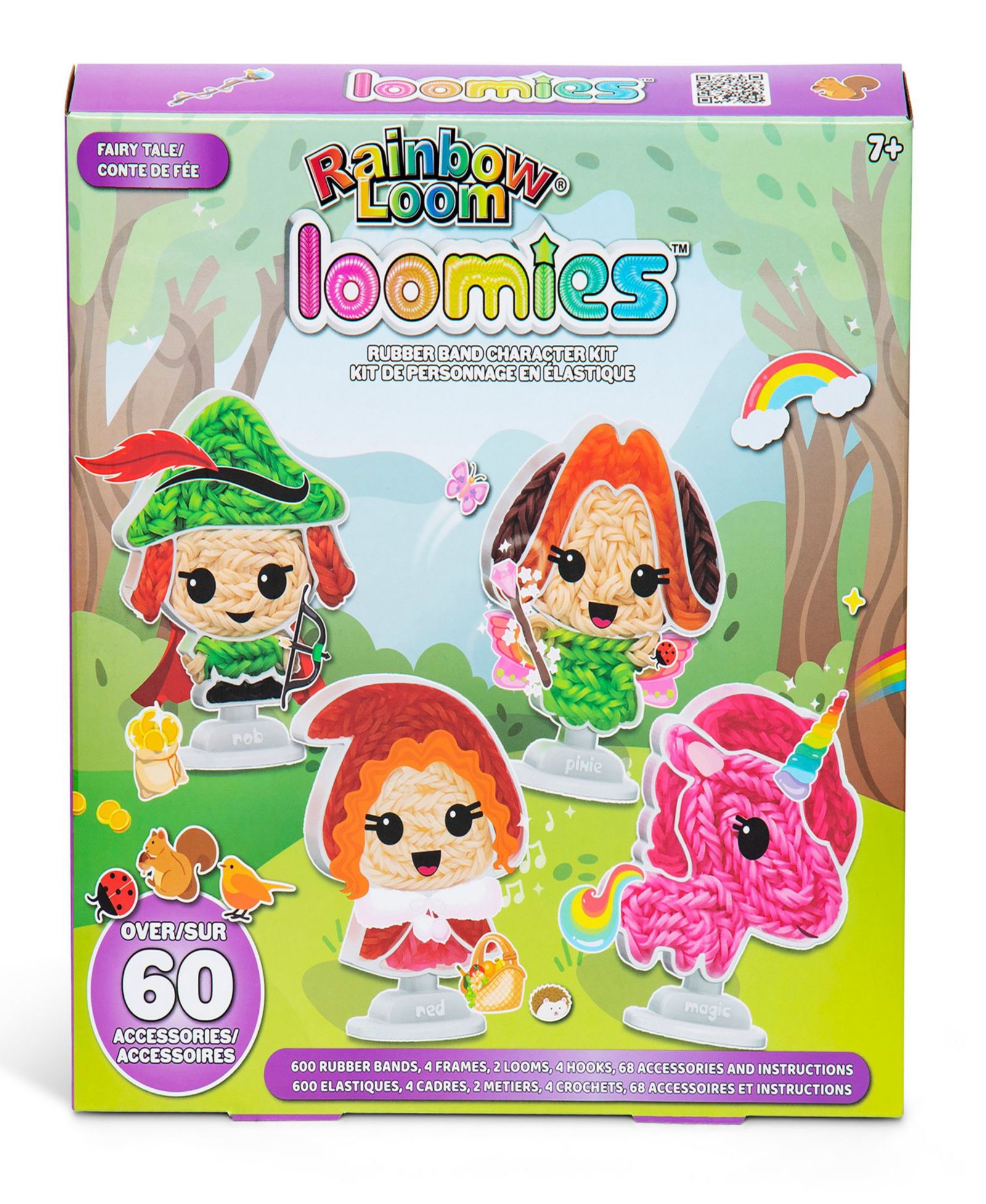 Набор для создания фигурок из резинок Rainbow Loomies Fairy Tale