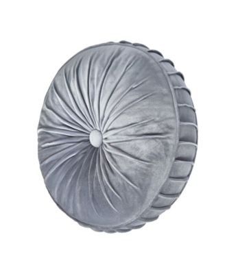 J Queen New York Dicaprio Tufted Decorative Pillow, 15" Round
