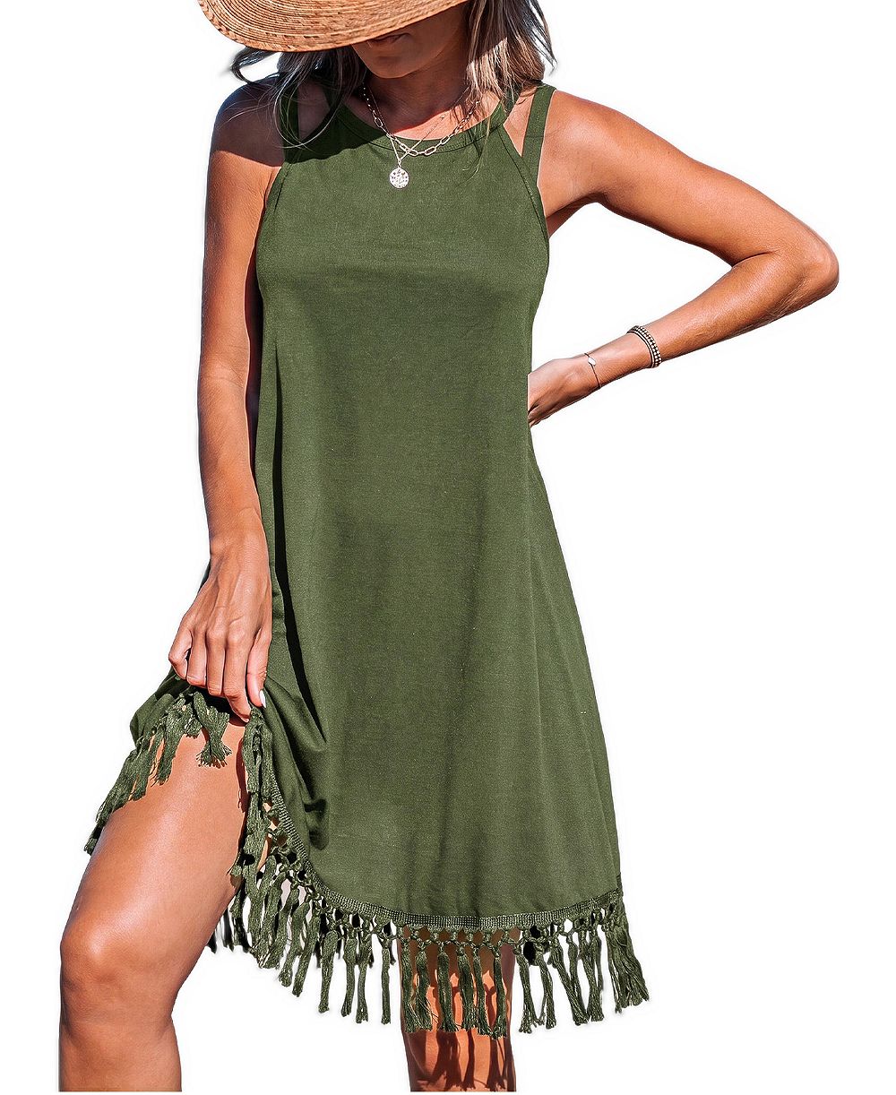 Женское платье-накидка Cupshe Women's Boho Breeze Tassel Cover Up