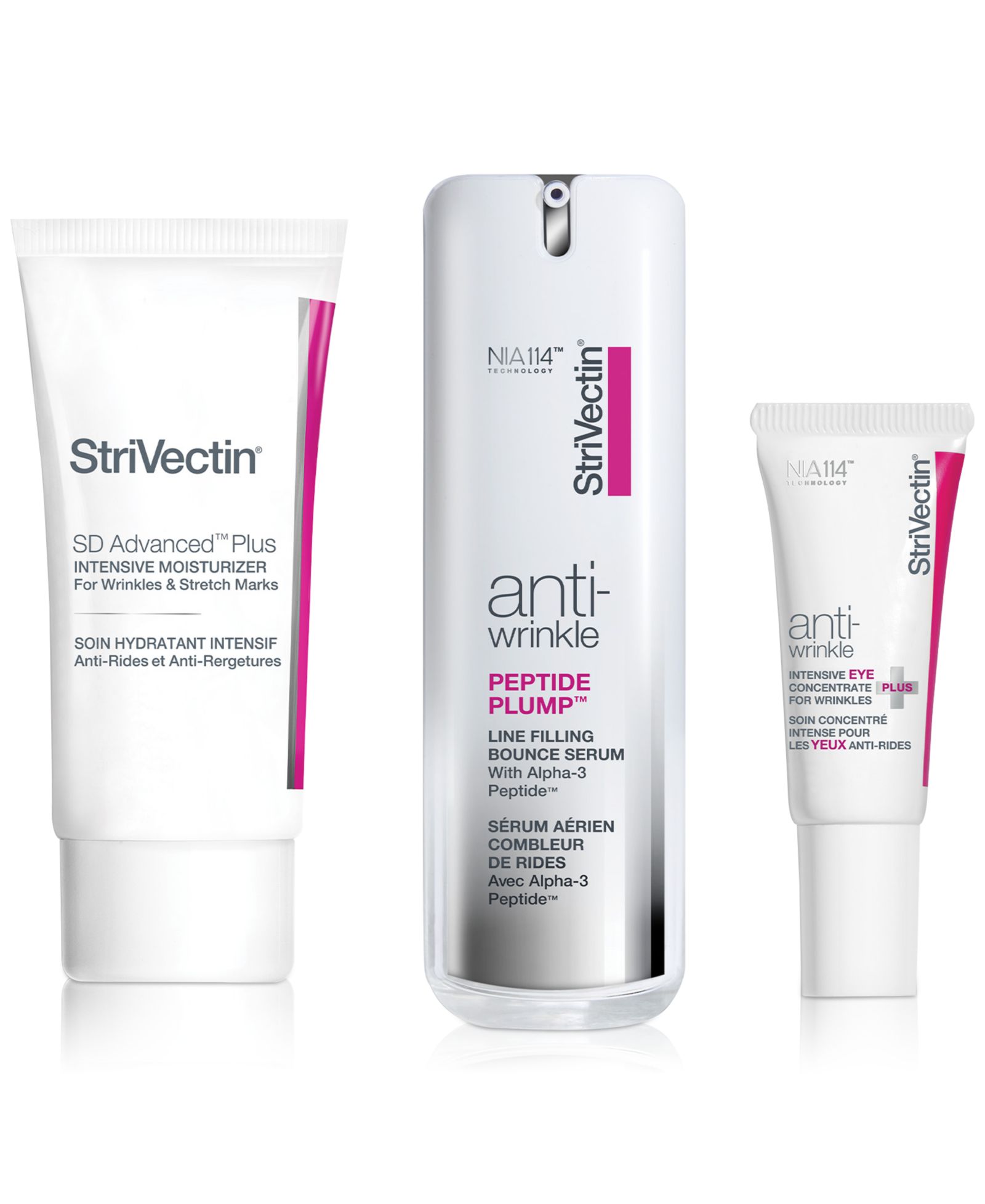 StriVectin Набор по уходу за кожей против морщин, 3 шт