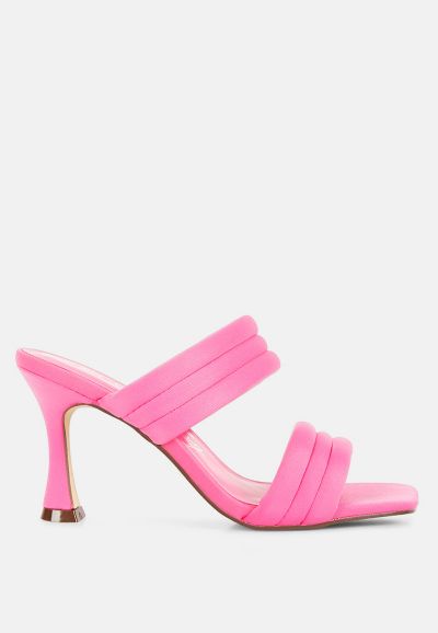 Женские босоножки London Rag New Crush Quilted Spool Heel