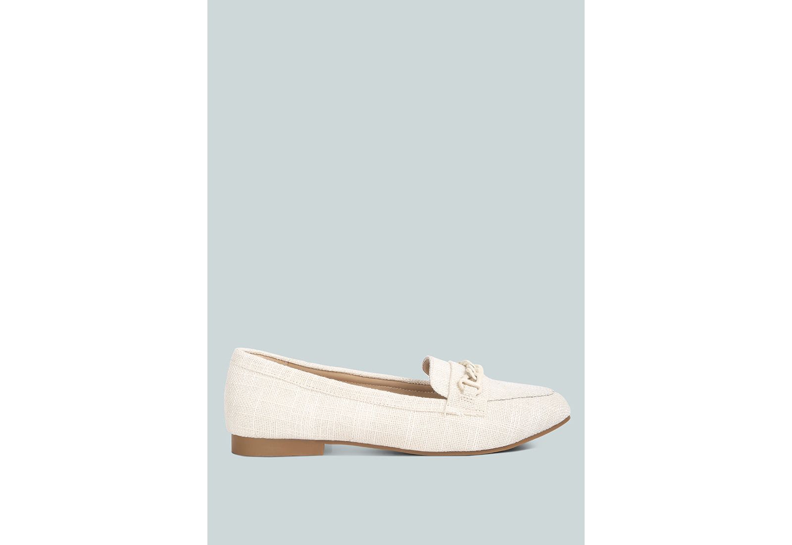London Rag Women's Abeera Chain Embellished Loafers