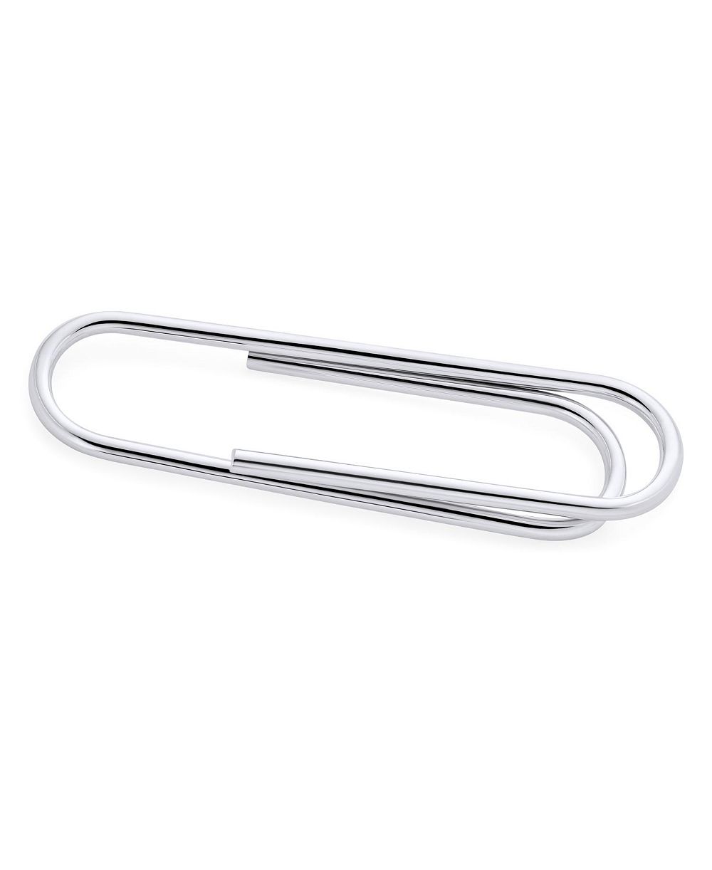 Bling Jewelry Executive Gift Large Paper Clip Money Clip Card Holder .925 Sterling Silver