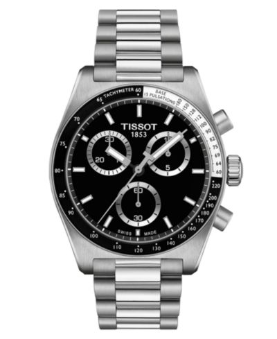Tissot Men's Swiss Chronograph PRS 516 Stainless Steel Bracelet Watch 40mm