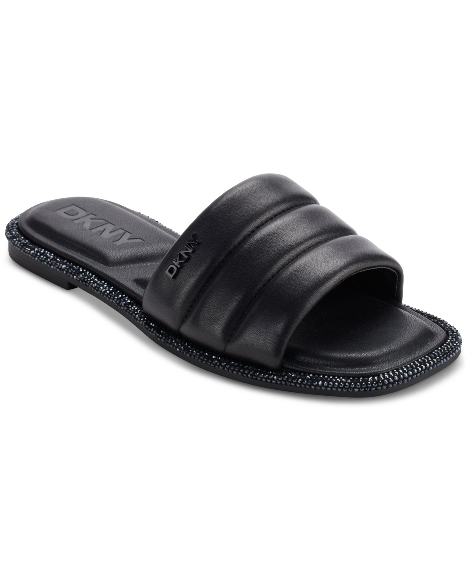 Женские сандалии DKNY Bethea Quilted Slip-On Flat