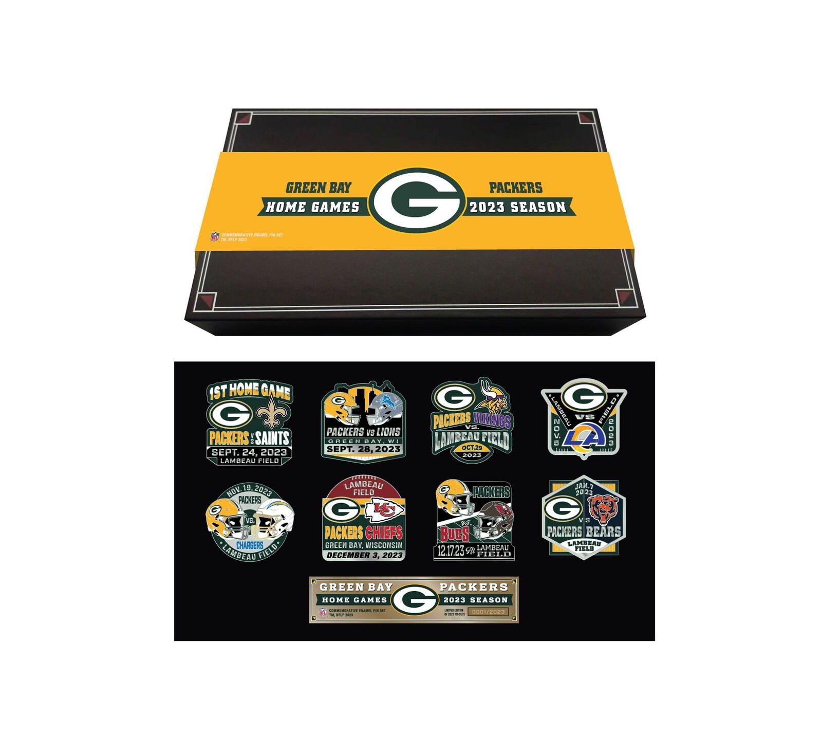 Набор коллекционных значков Mojo Green Bay Packers 2023 Game Day