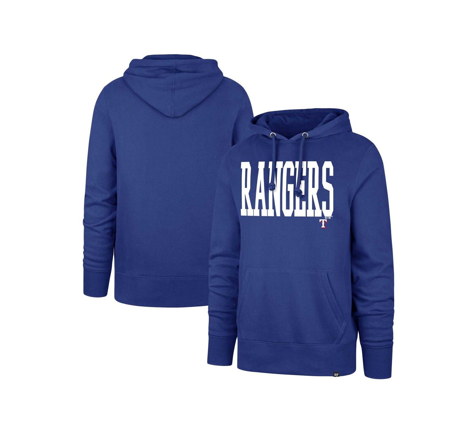 Мужское худи '47 Brand Texas Rangers Dime Headline Pullover