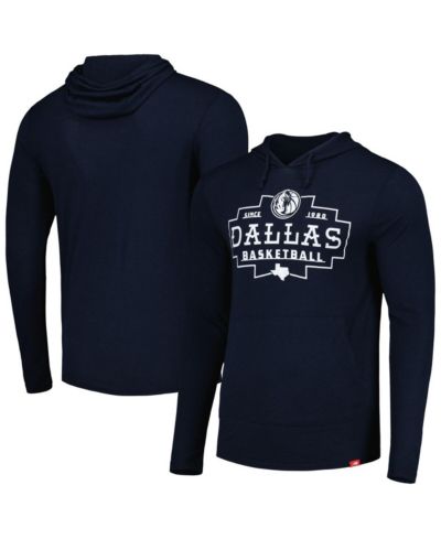 Sportiqe Худи с длинным рукавом Dallas Mavericks Rowan Tri-Blend Navy Мужское и Женское