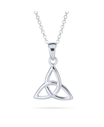 Bling Jewelry ожерелье с подвеской Celtic Love Knot Triquetra Viking из стерлингового серебра