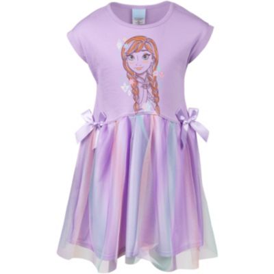 Frozen Платье Disney Princess Anna для девочек, фиолетовое