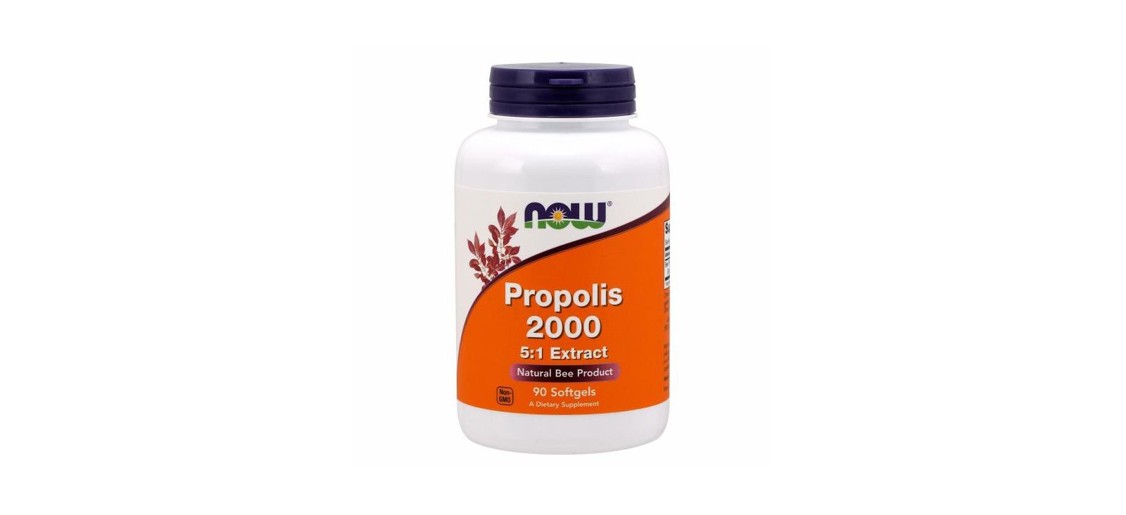 Now Foods Propolis 2000, 90 мягких капсул