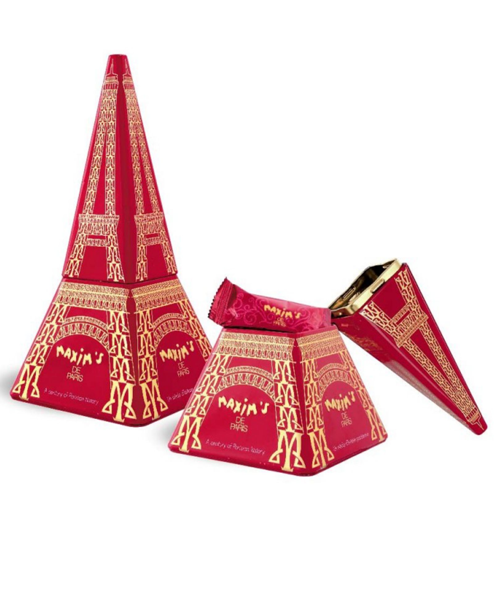 Шоколадные трюфели Maxim's De Paris Eiffel Tower Tin Box, 14 Pieces