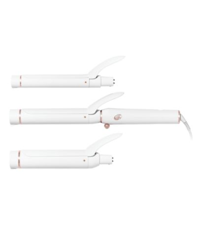 T3 Switch Kit Classic Trio Professional Interchangeable Curling Iron with 3 Ceramic ClipBarrels for Curling and Waving